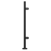 End Post – Semi Frameless (Black)