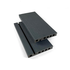 Capped Deep Embossed Slate grey – Bullnose Board Composite Decking