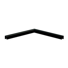 90° Handle for Glass - Black