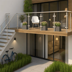 Post Handrail System Full Kit (Satin)