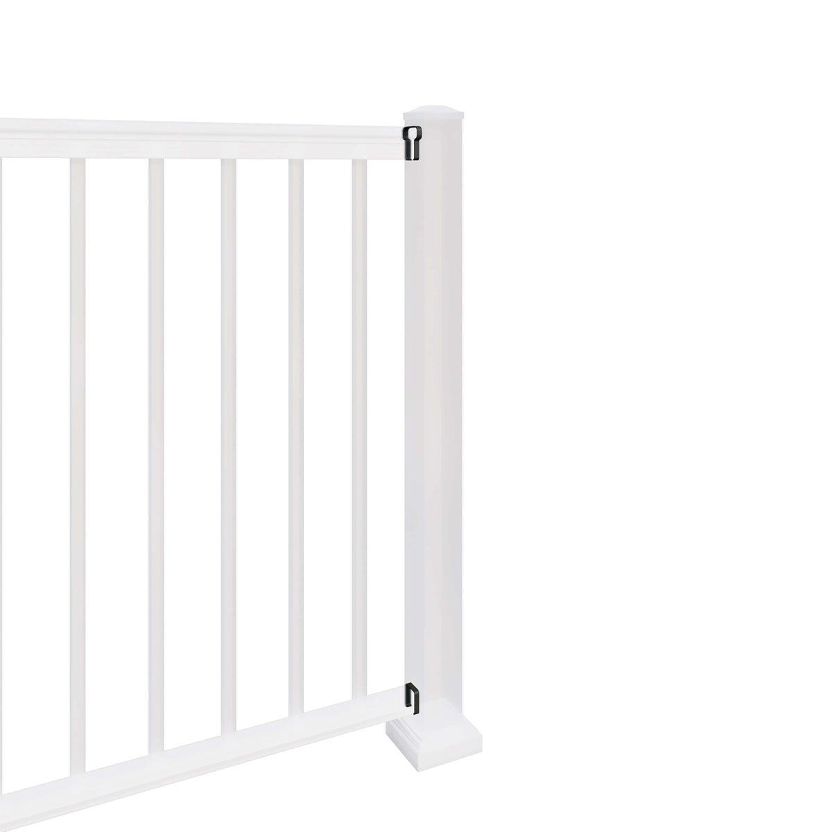 Aluminium Balustrade Plastic Rail End Covers