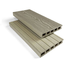 Ash White Square Edge – 3.6m Composite Decking
