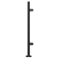 End Post – Semi Frameless (Black)