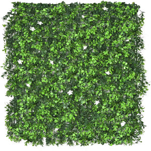 Boxwood Flower Green Wall Panel