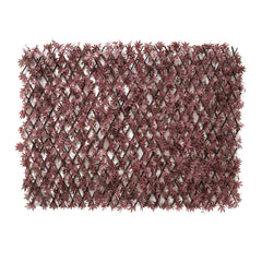 Artificial Hedging Extendable Red Acer 2m x 1m