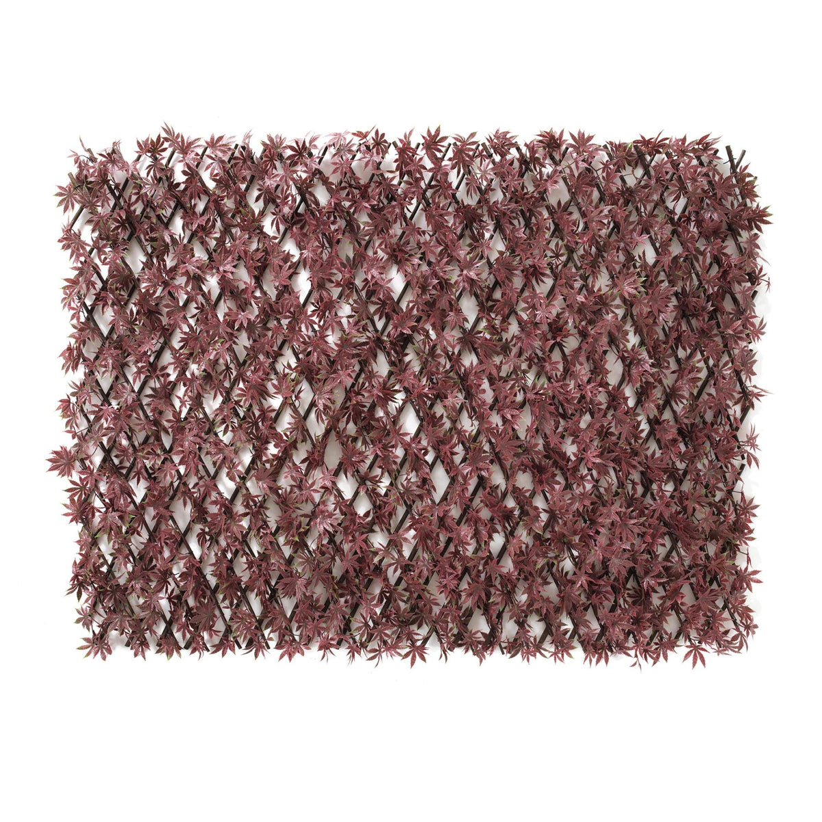 Artificial Hedging Extendable Red Acer 2m x 1m