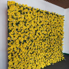 Sunshine Artificial Flower Wall
