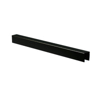 Handrail for Glass (10mm–21.5mm) - Black