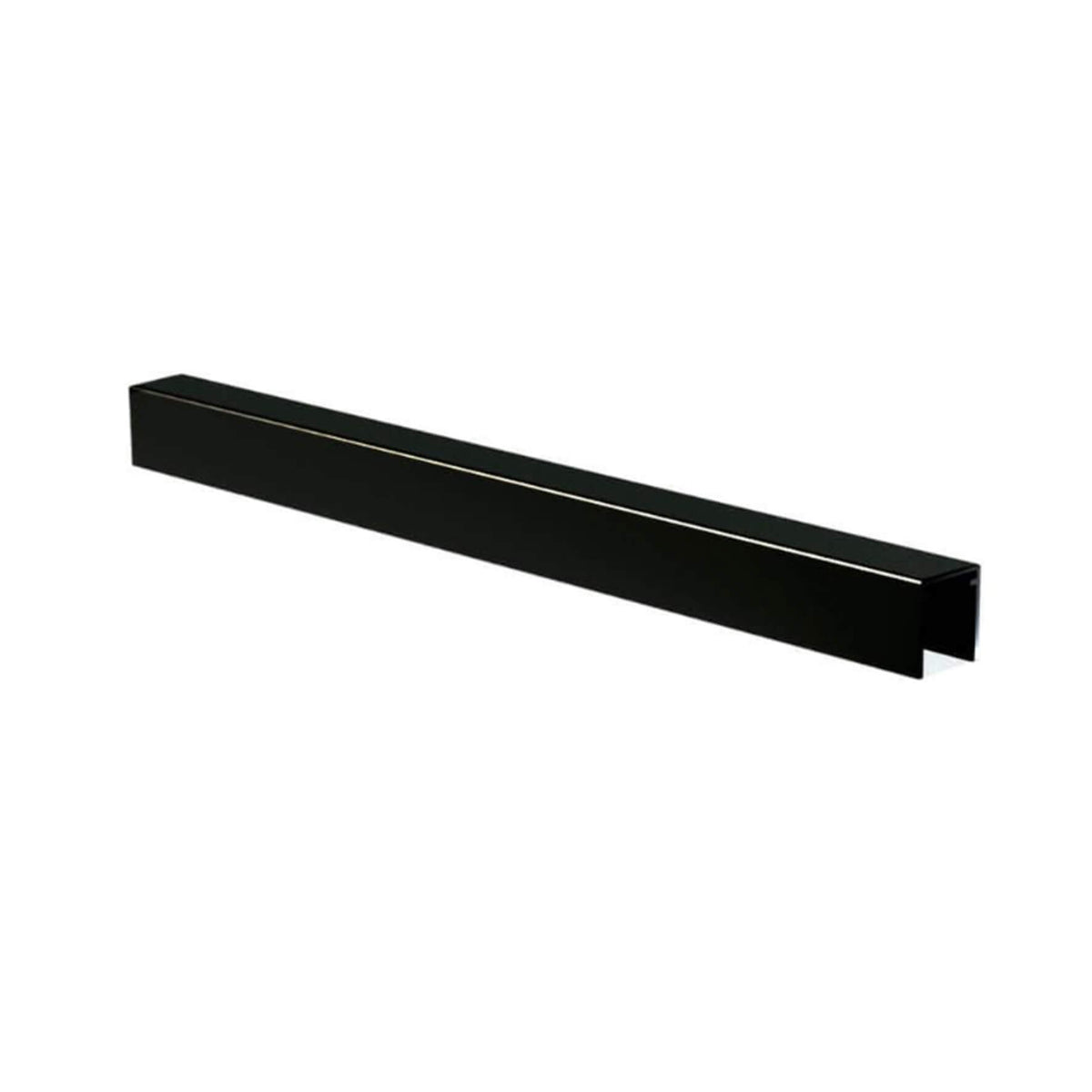 Handrail for Glass (10mm–21.5mm) - Black