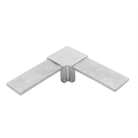 90° Handrail for Glass - Satin