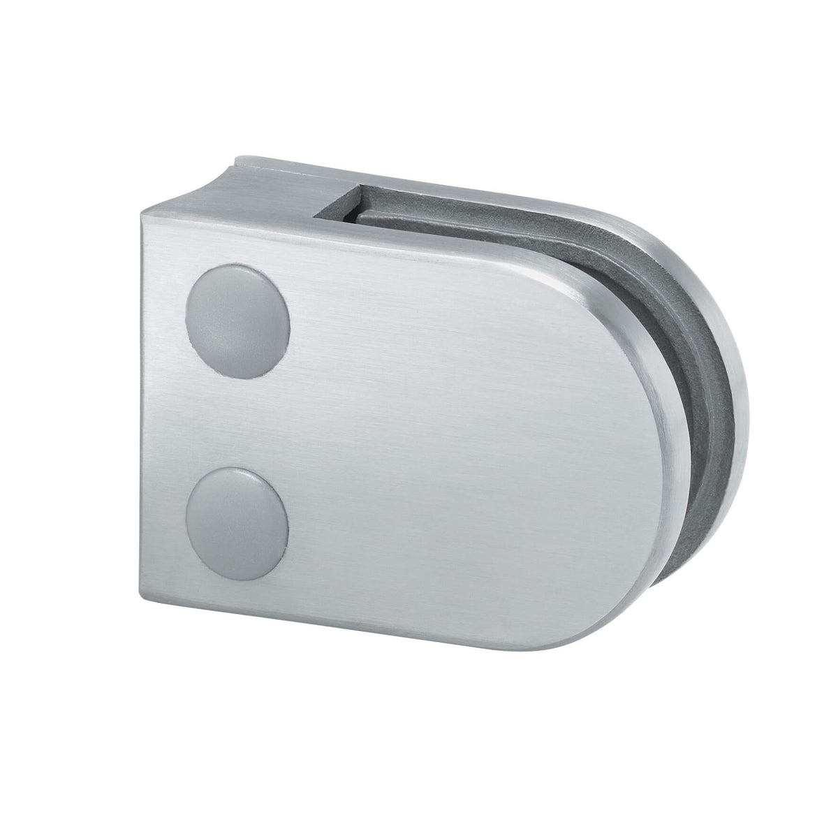 ‘D’ Shape Clamp – Semi Frameless (Satin)