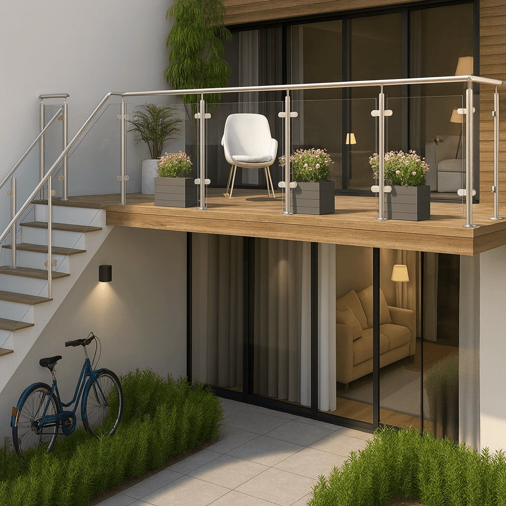 Post Handrail System Full Kit (Satin)