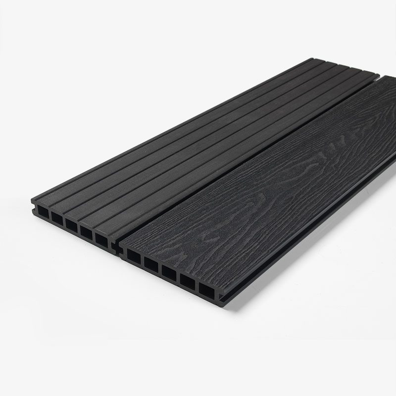 Deep EmbossedBlack Composite Decking - The Outdoor Look