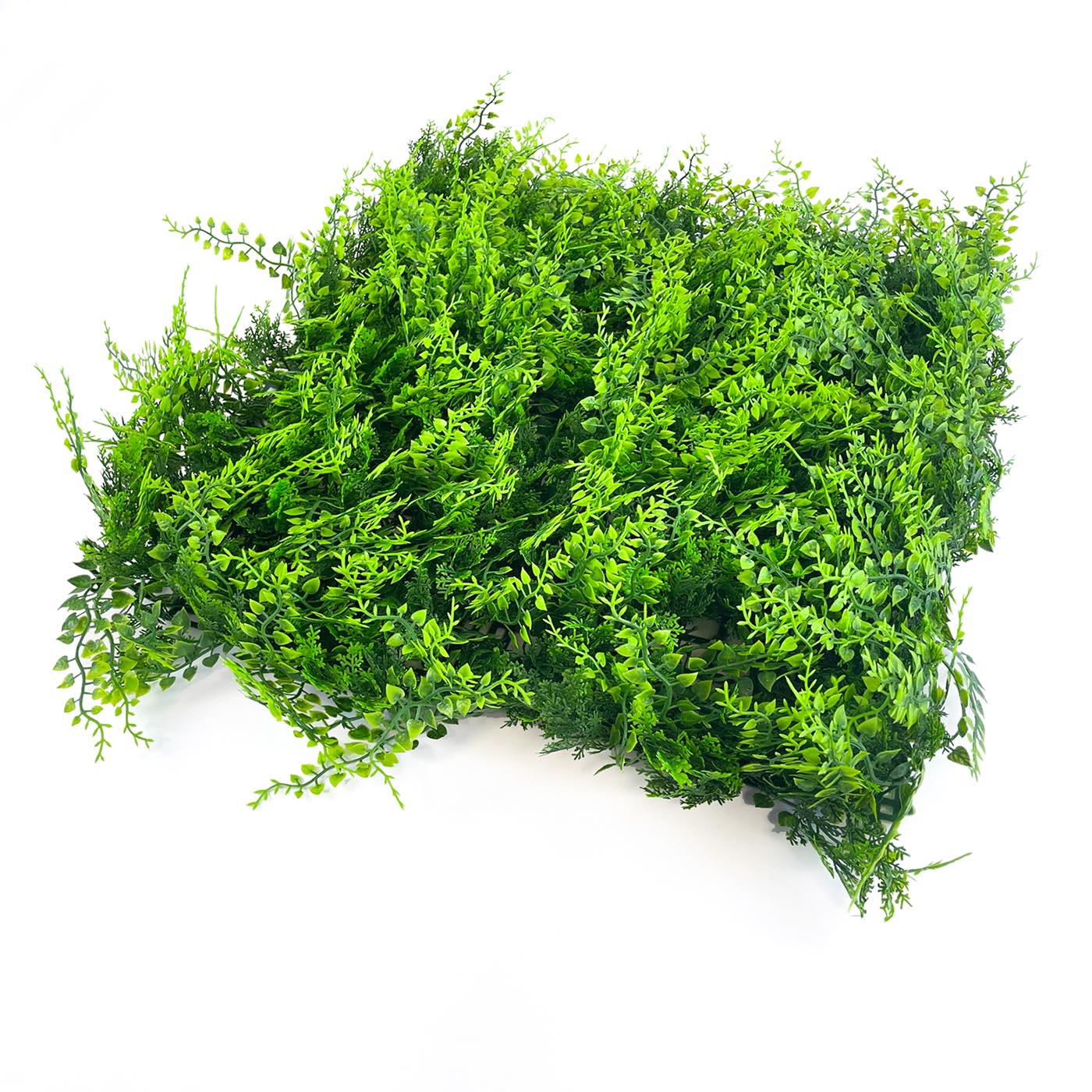 Conifer artificial hedging tile with thick, long green foliage