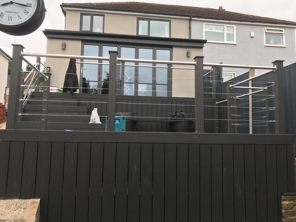 Stainless steel cable balustrade system with quick delivery