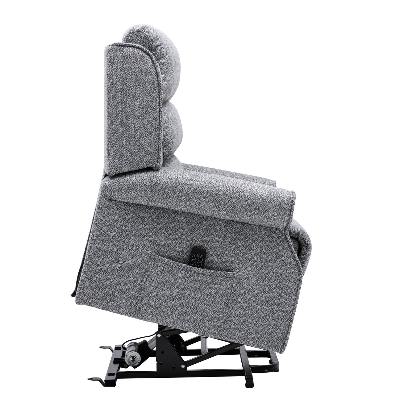 side view lifting for Andover riser recliner chair in grey