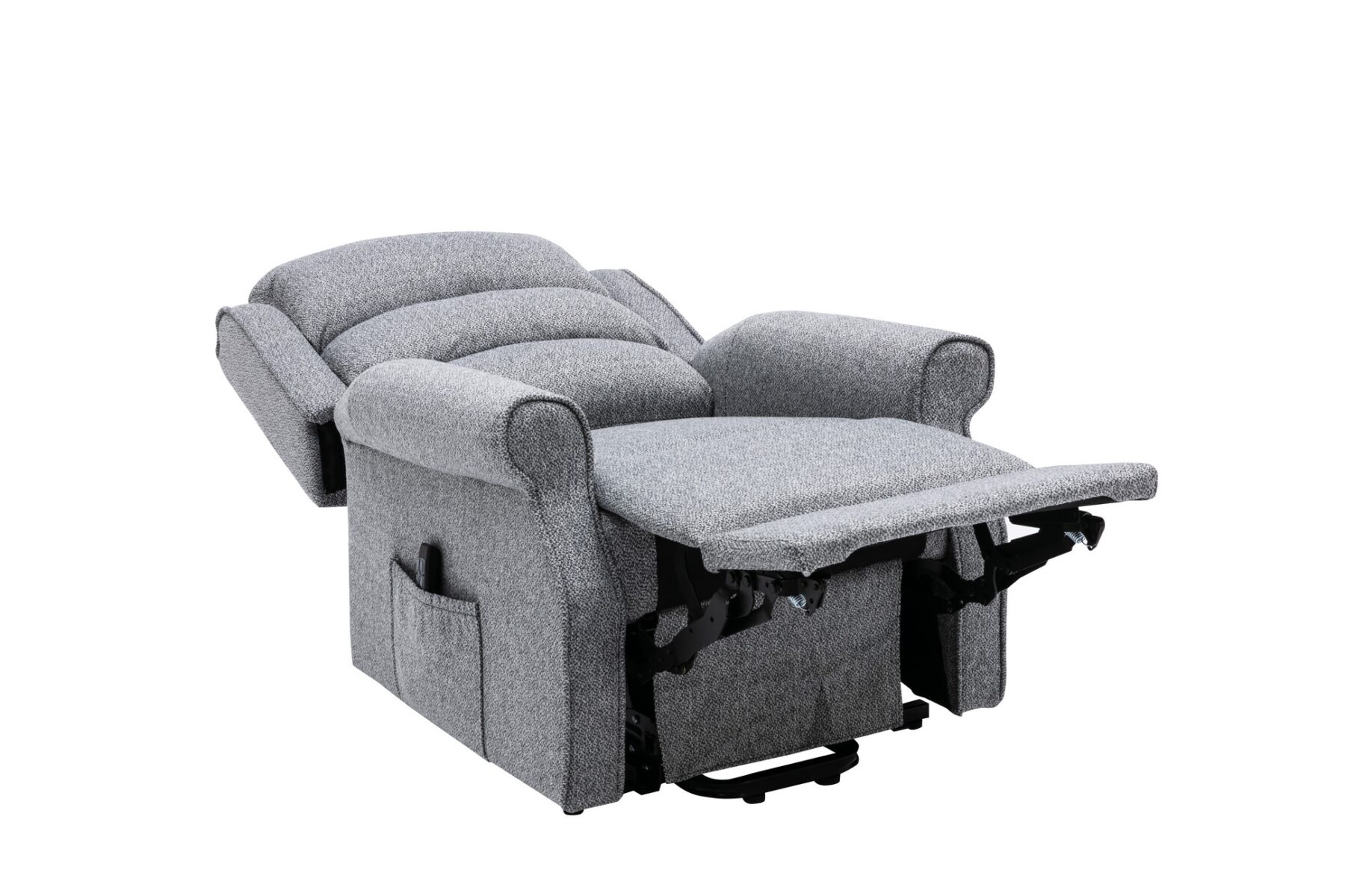 reclining Andover riser recliner chair in grey