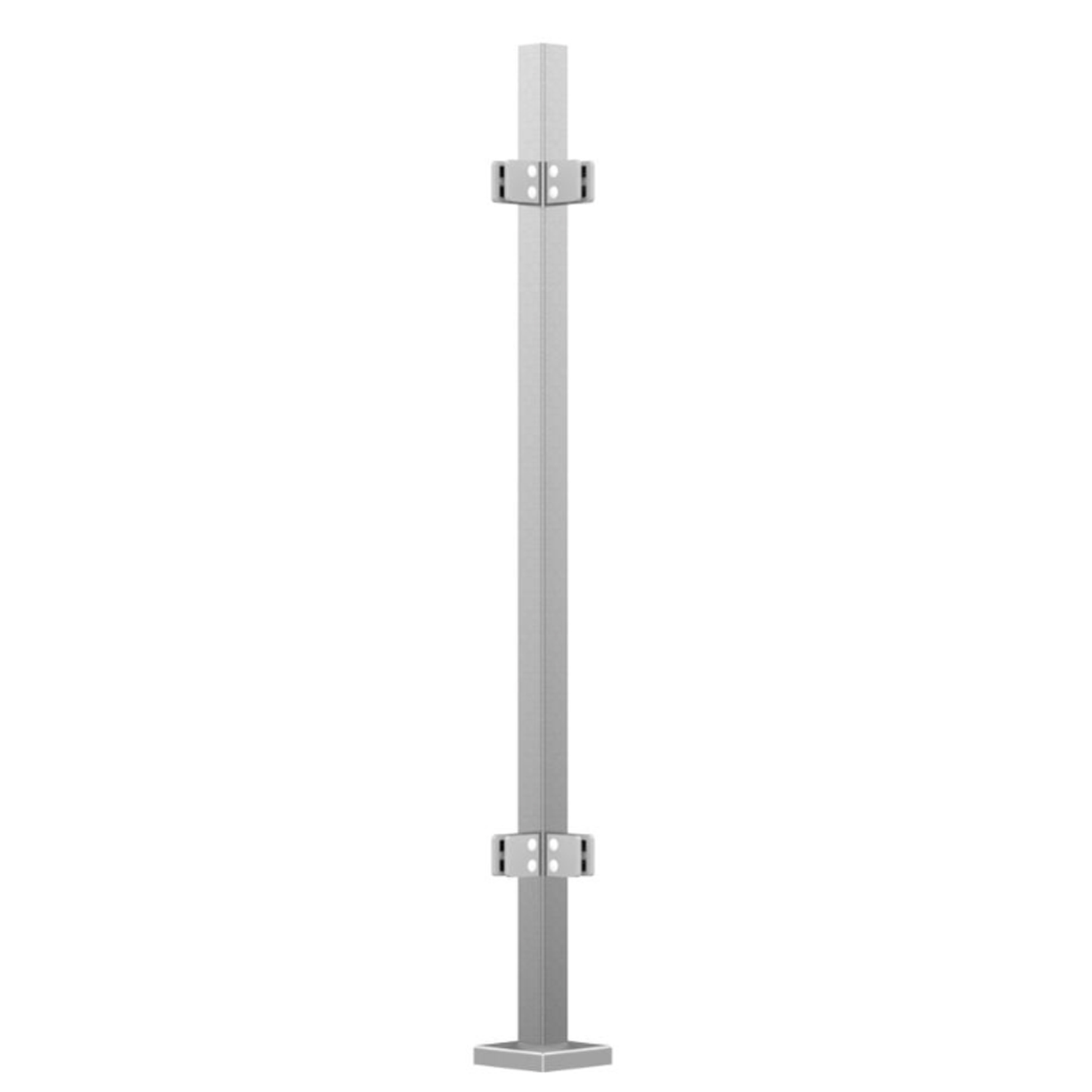 square stainless steel corner post